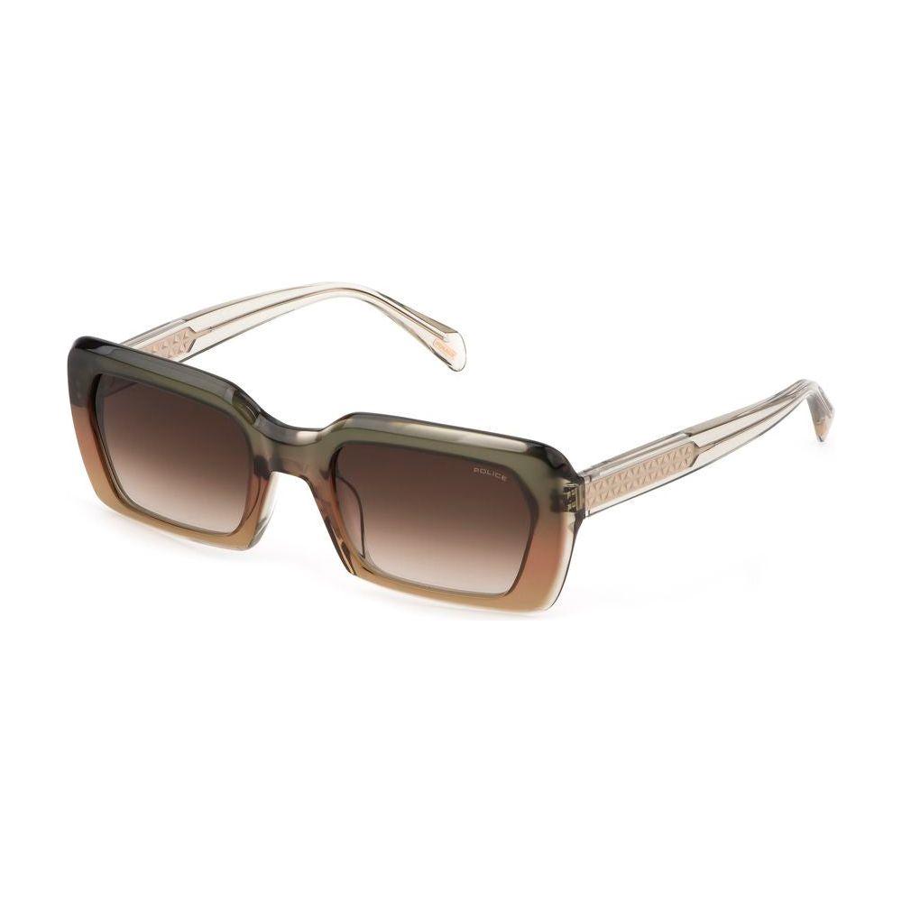 Police Police Green Acetate Sunglasses POSPLG215306PCAC