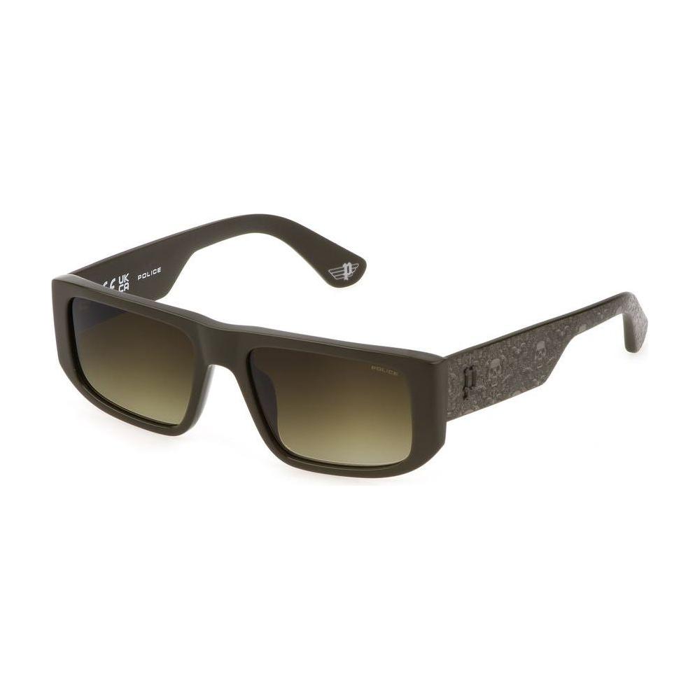 Police Police Green Acetate Sunglasses POSPLL1355073MAC