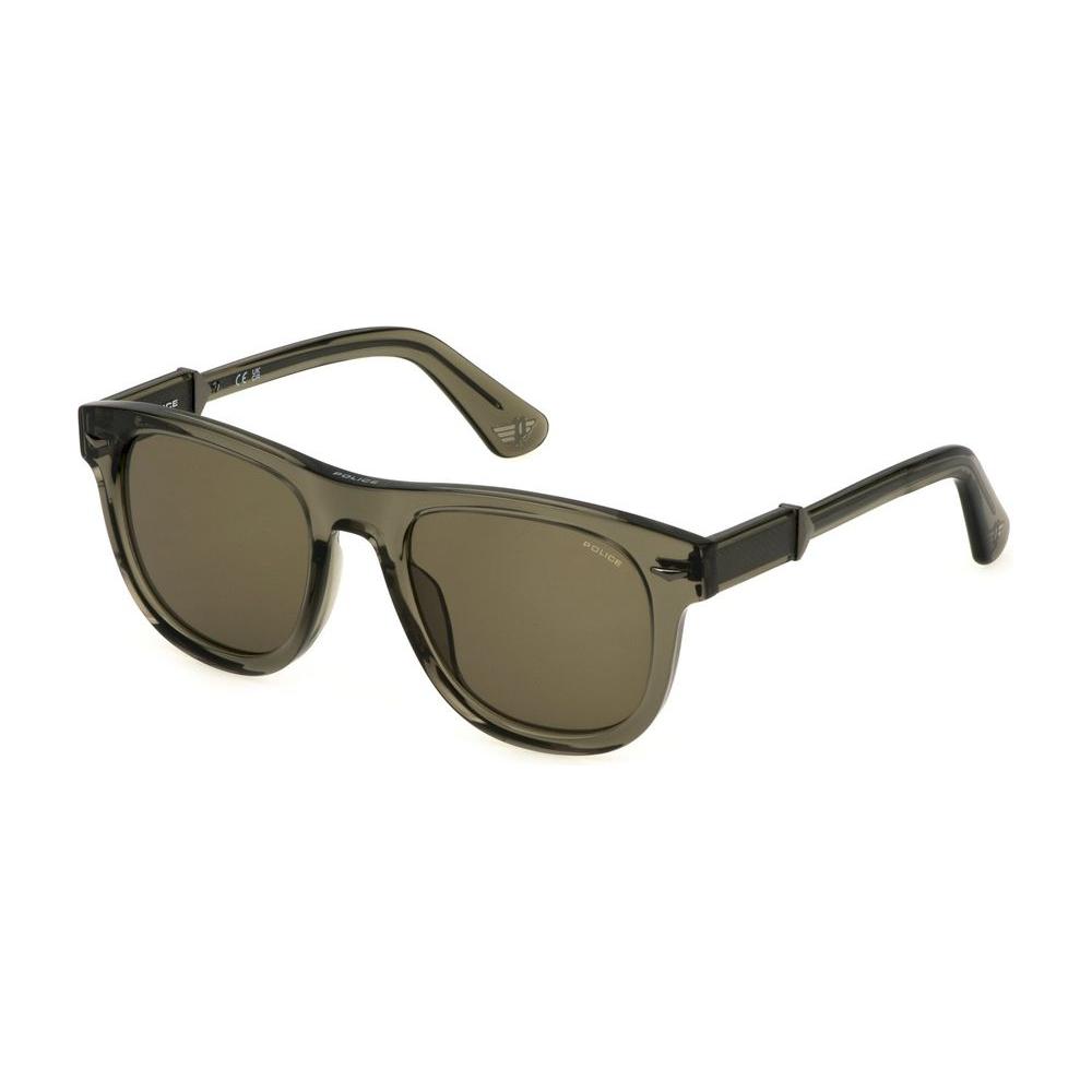 Police Police Green Acetate Sunglasses POSPLL87520G61AC