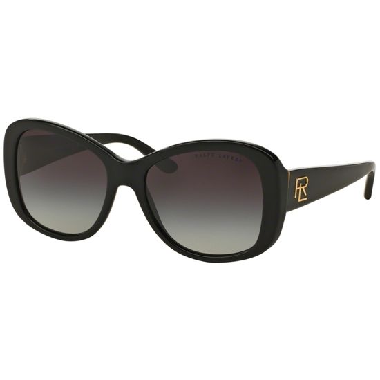 RALPH LAUREN MOD. RL 8144 acetate sunglasses for ladies with black frame and gradient lenses