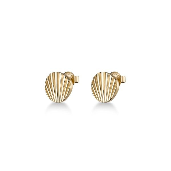 ROSEFIELD JEWELS JEWELRY Mod. JSSEG-J167 gold earrings with a shell design, elegant accessory for any occasion.