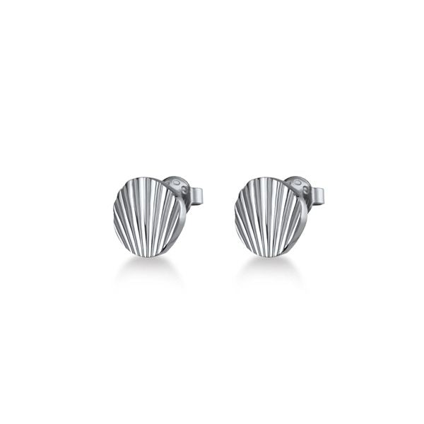 ROSEFIELD JEWELS JEWELRY Mod. JSSES-J168 silver seashell earrings