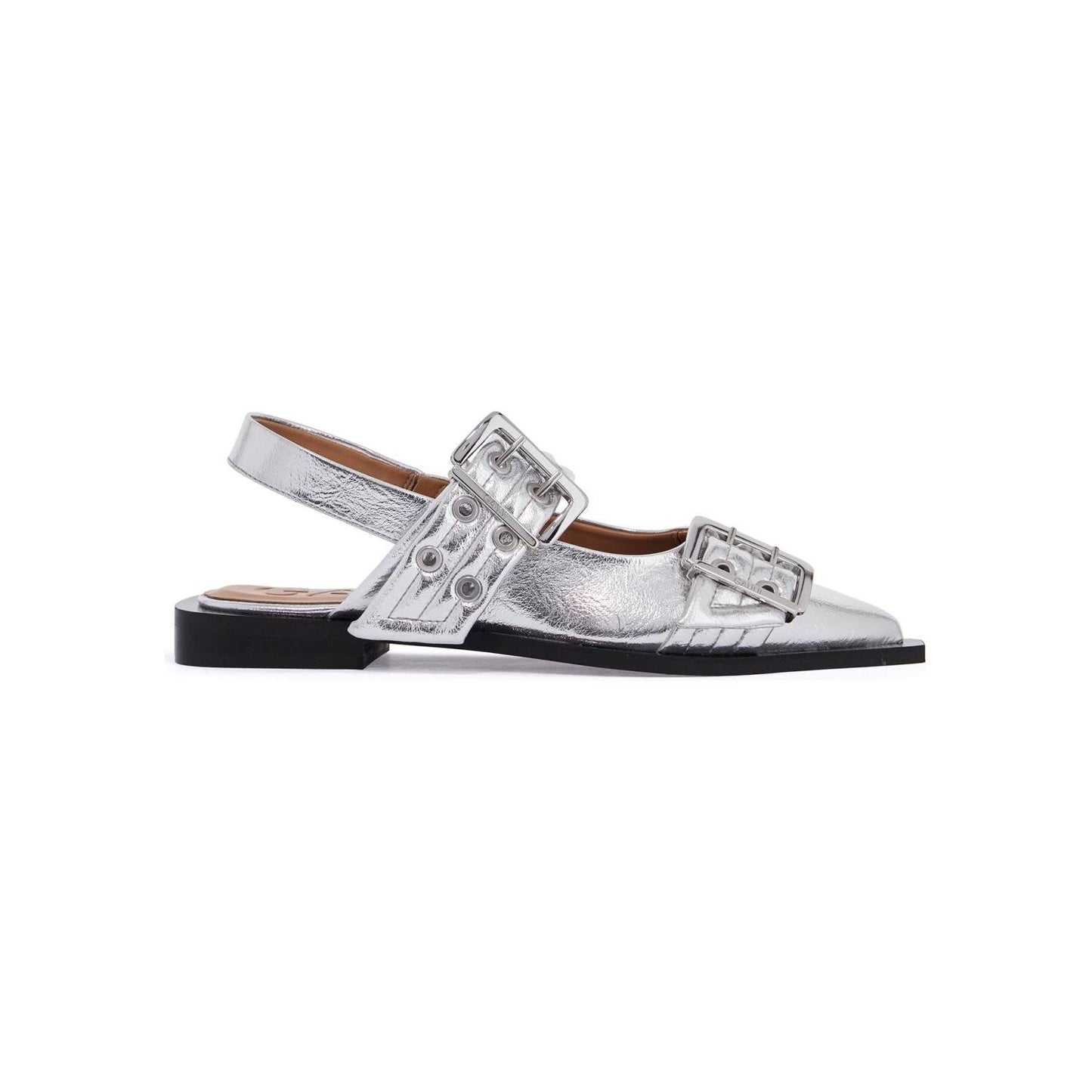 Ganni slingback ballet flats