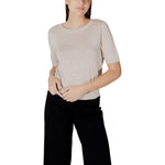 Street One Street One Beige Viscose Tops & T-Shirt ST-16577200127-IT38|XS