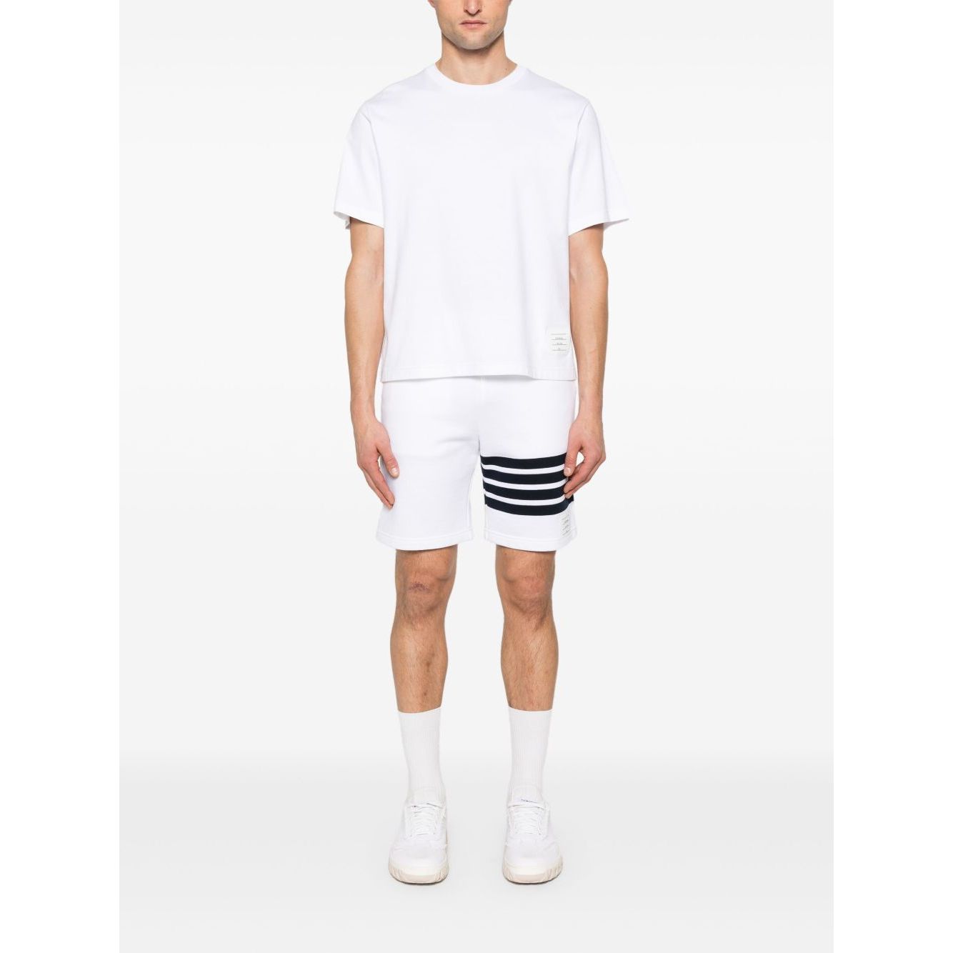 Thom Browne T-shirts and Polos White Topwear