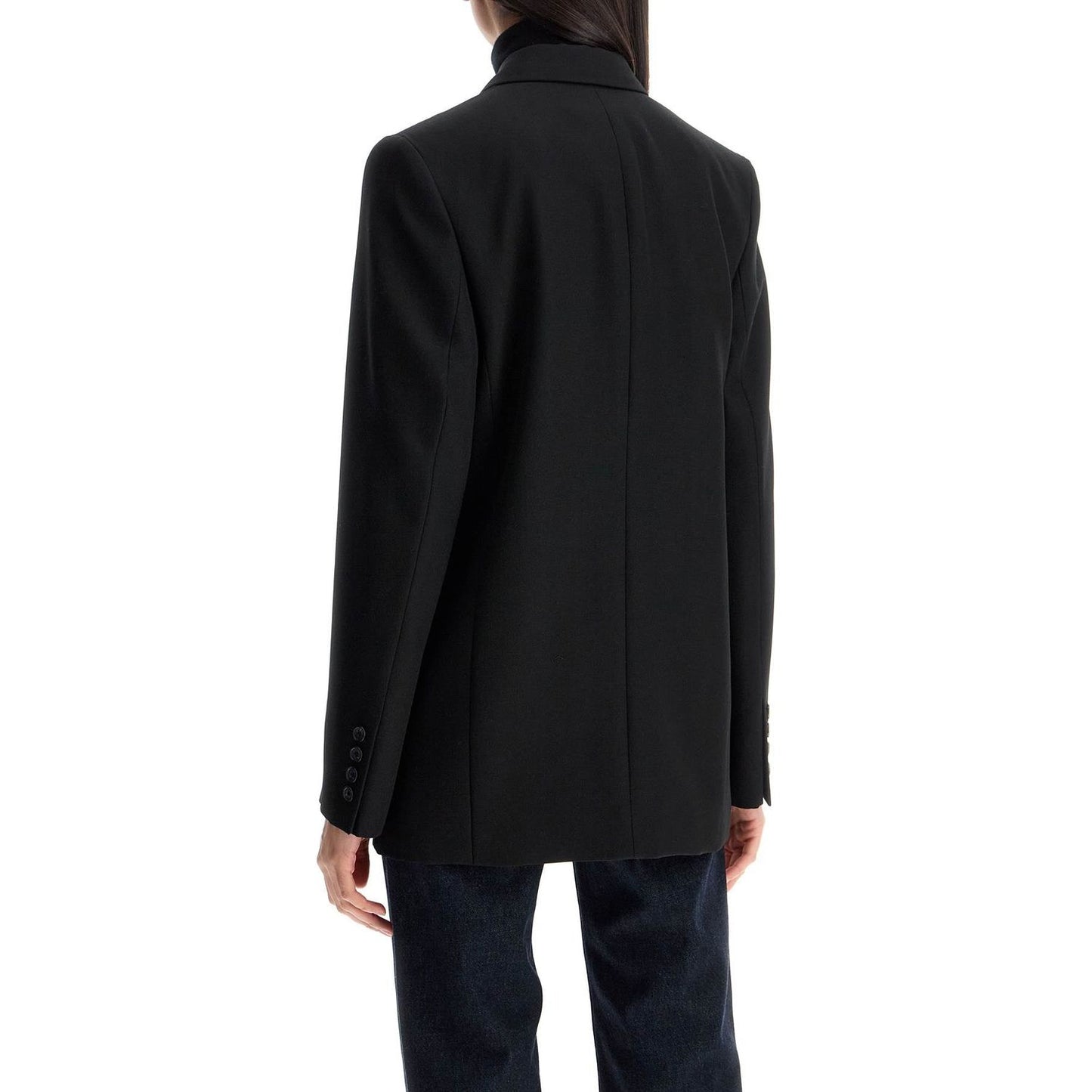 TotemeToteme sustainable black oversized single-breasted jacketJacketsdiscount_above_60,LDin,Spring - Summer 2025,Women,Women > Clothing,Women > Clothing > Jackets,Yes Eu