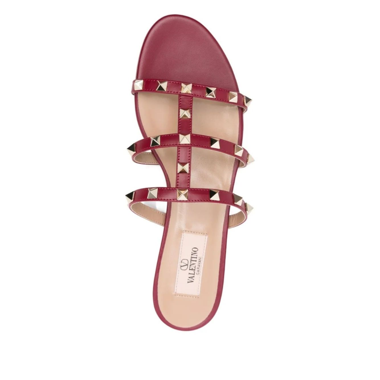 Valentino Garavani Rockstud three-strap sandals Sandals