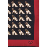 Valentino Garavani Valentino Garavani Petit Charles silk Scarf VA7W2EK001QLKCEXBB