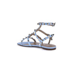 Valentino Garavani Rockstud Sandals 1728,72470364320,EU36.5/US6.5,EU36/US6,EU37.5/US7.5,EU37/US7,EU38.5/US8.5,EU38/US8,EU39/US9,EU40/US10,EU41/US11,Light Blue,New with tags,Sandals - Women - Shoes,Shoes,Valentino Garavani,Women,Women - Shoes Valentino Gar