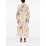 Zimmermann Ascension Ruffled Midi Dress Dresses