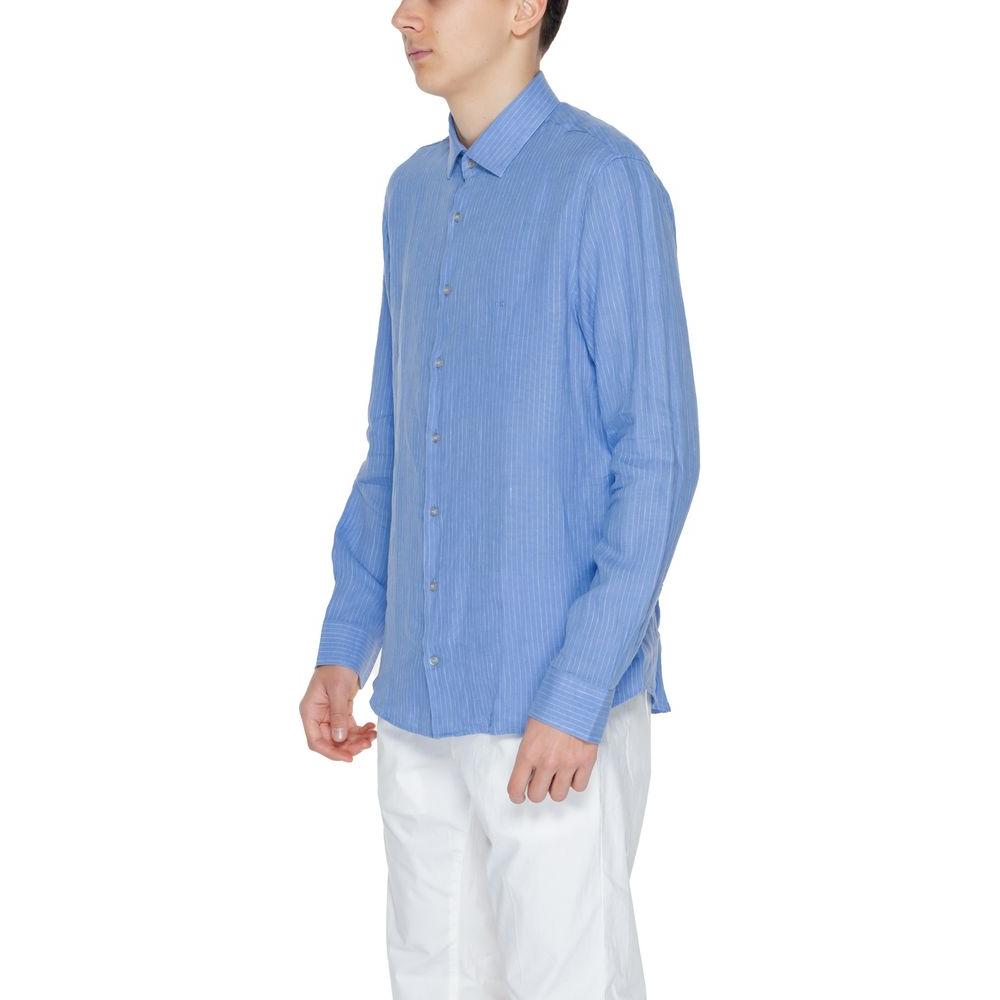 Calvin Klein Blue Linen Shirt