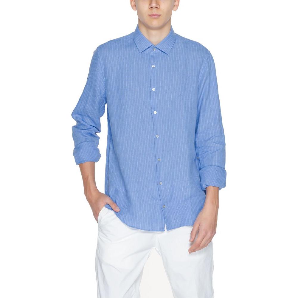 Calvin Klein Blue Linen Shirt