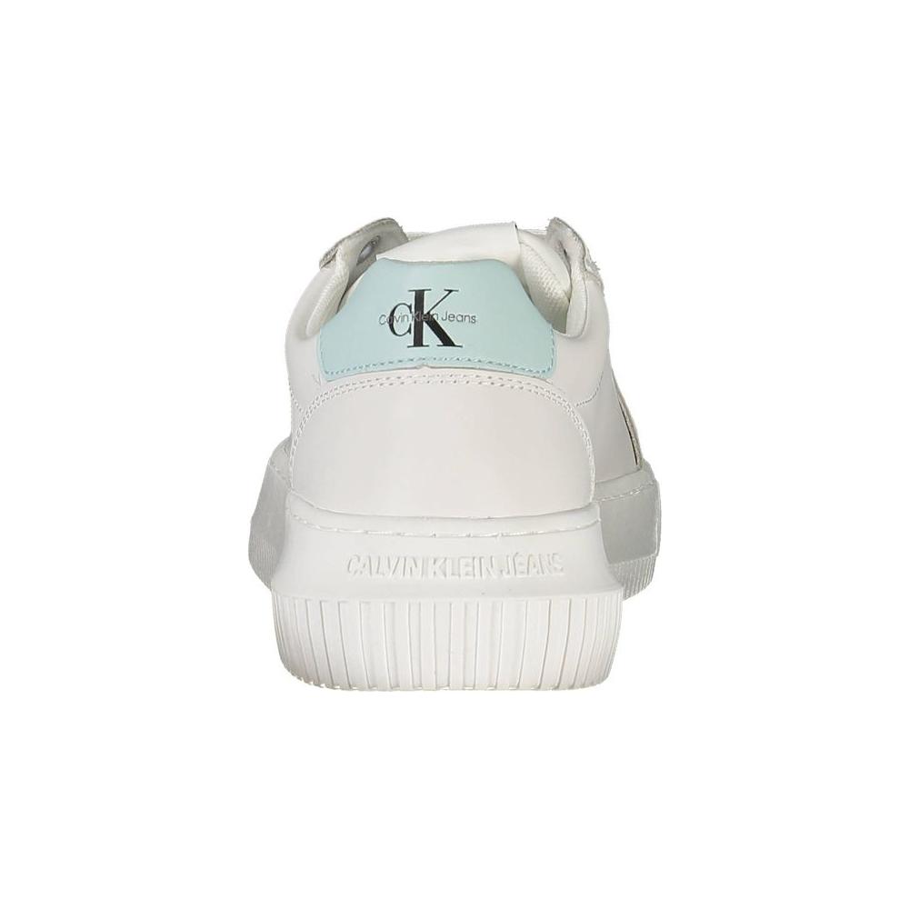 Calvin Klein White Recycled Polyester Women Sneaker