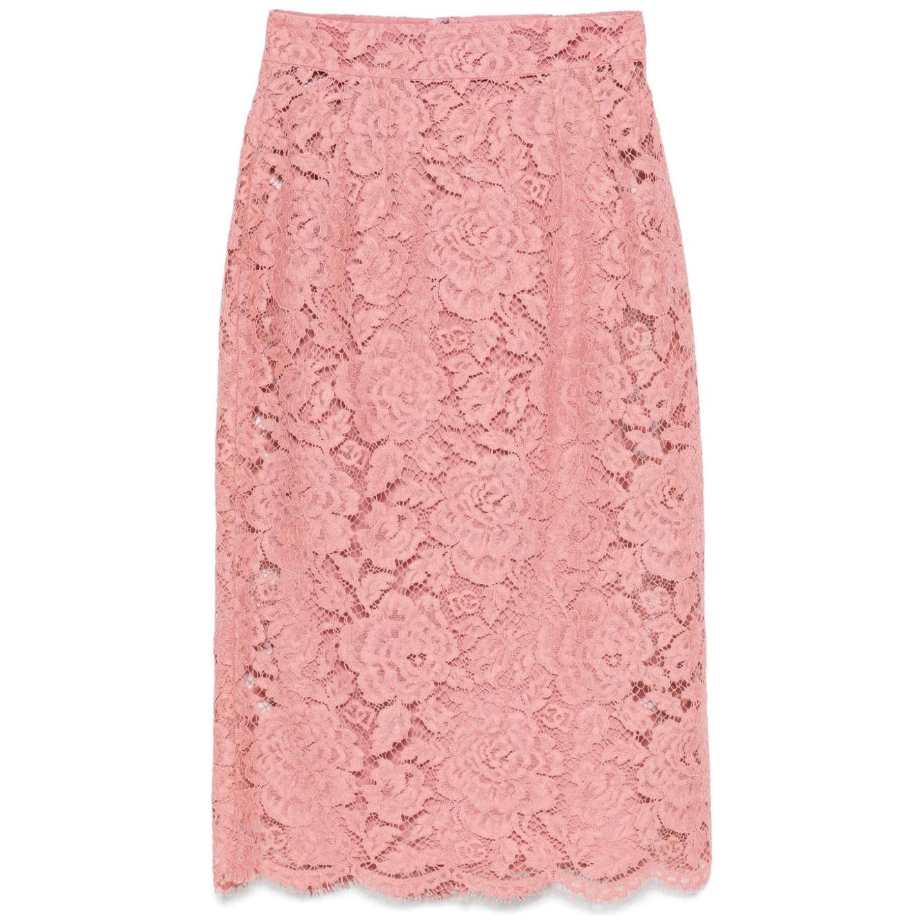 Dolce & Gabbana midi skirt in light pink