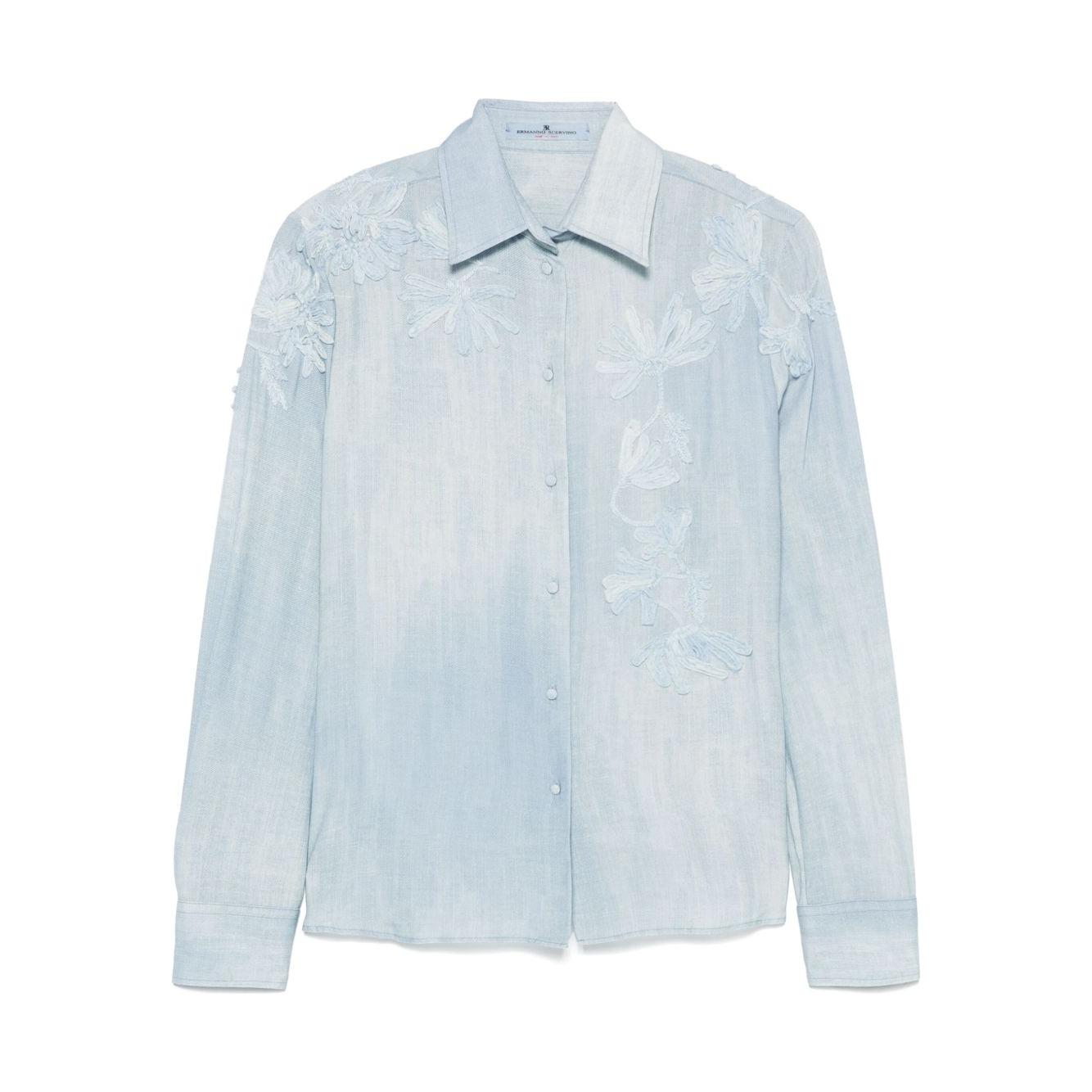 Ermanno Scervino Shirts Clear Blue