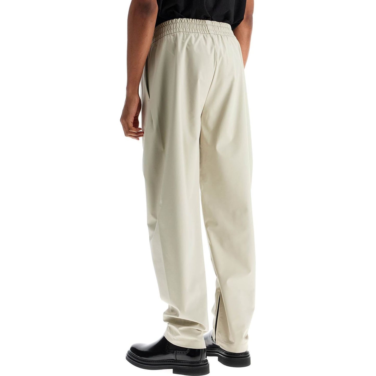Fear Of God wide leg nylon track pants in cement