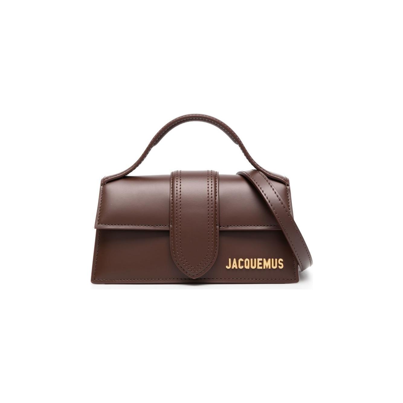 JACQUEMUS Le Bambino leather tote Bags Brown