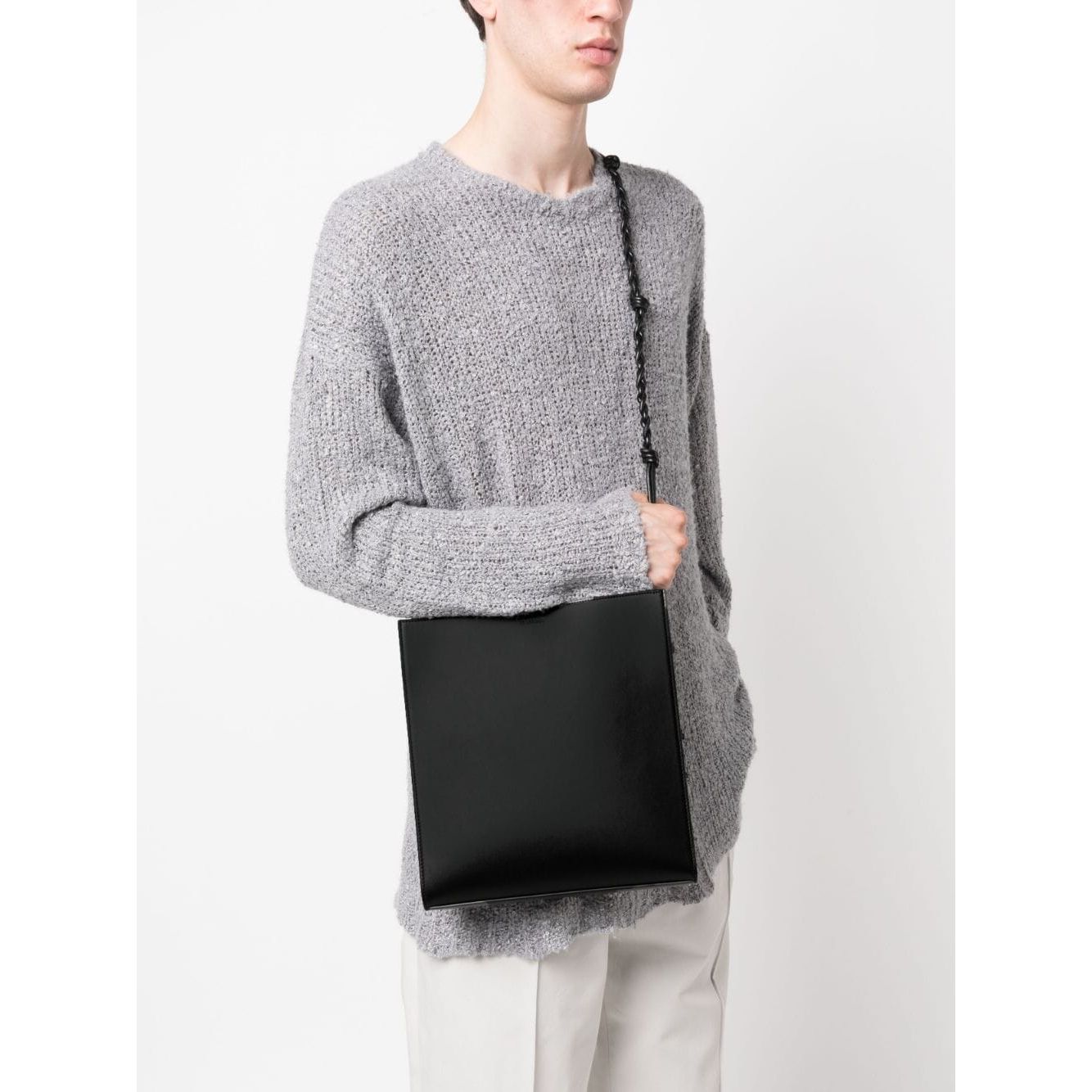 Jil Sander medium Tangle leather shoulder bag