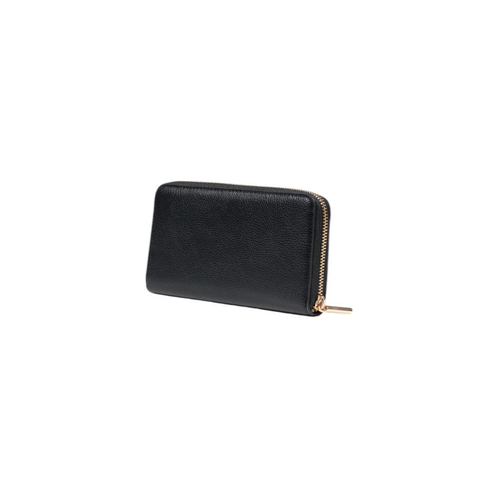 Liu Jo black polyethylene wallet from the Spring/Summer collection, large women's design made of 100% polyurethane.