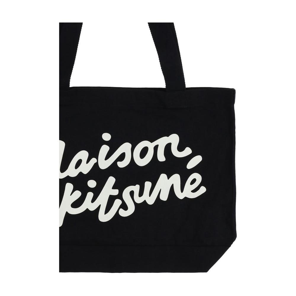 Maison Kitsuné Maison Kitsune Handwriting Tote Bag