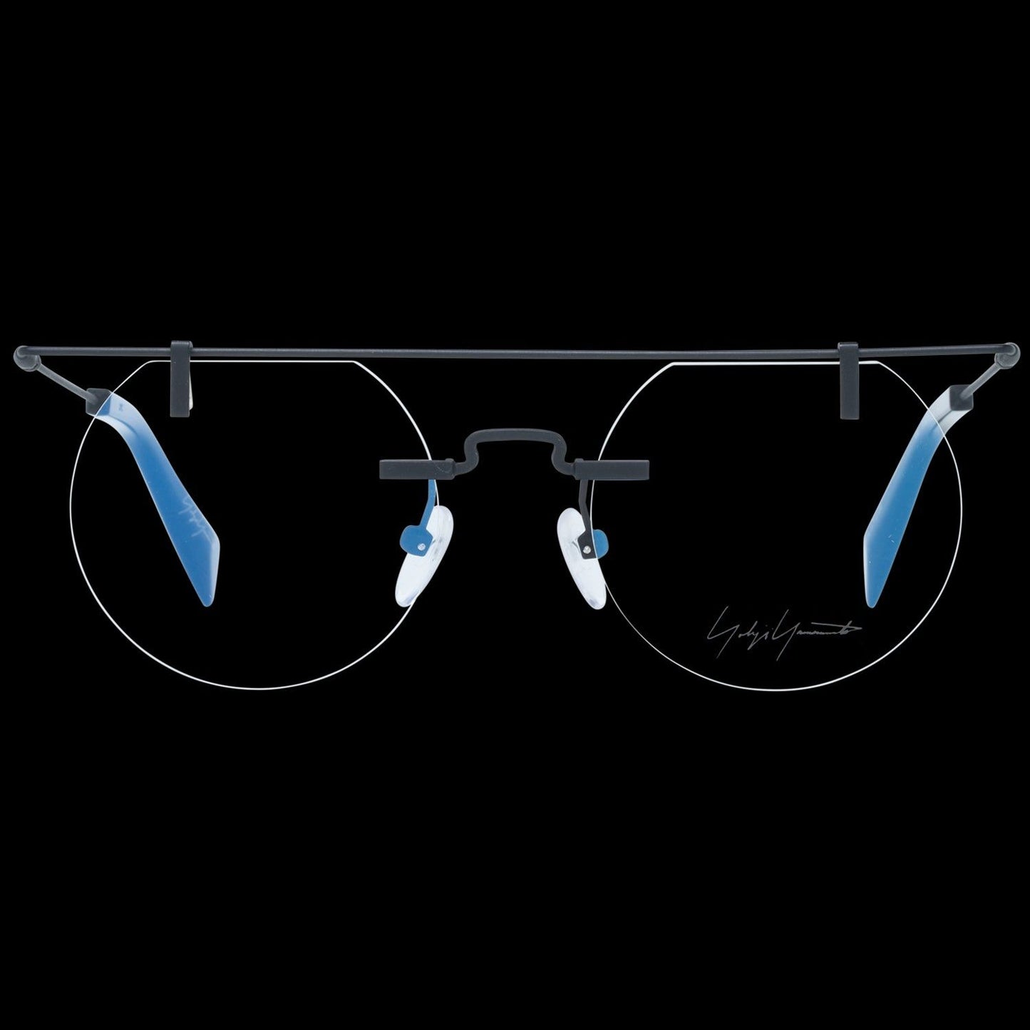 YOHJI YAMAMOTO MOD. YY3015 49002 SUNGLASSES & EYEWEAR YOHJI YAMAMOTO EYEWEAR Black