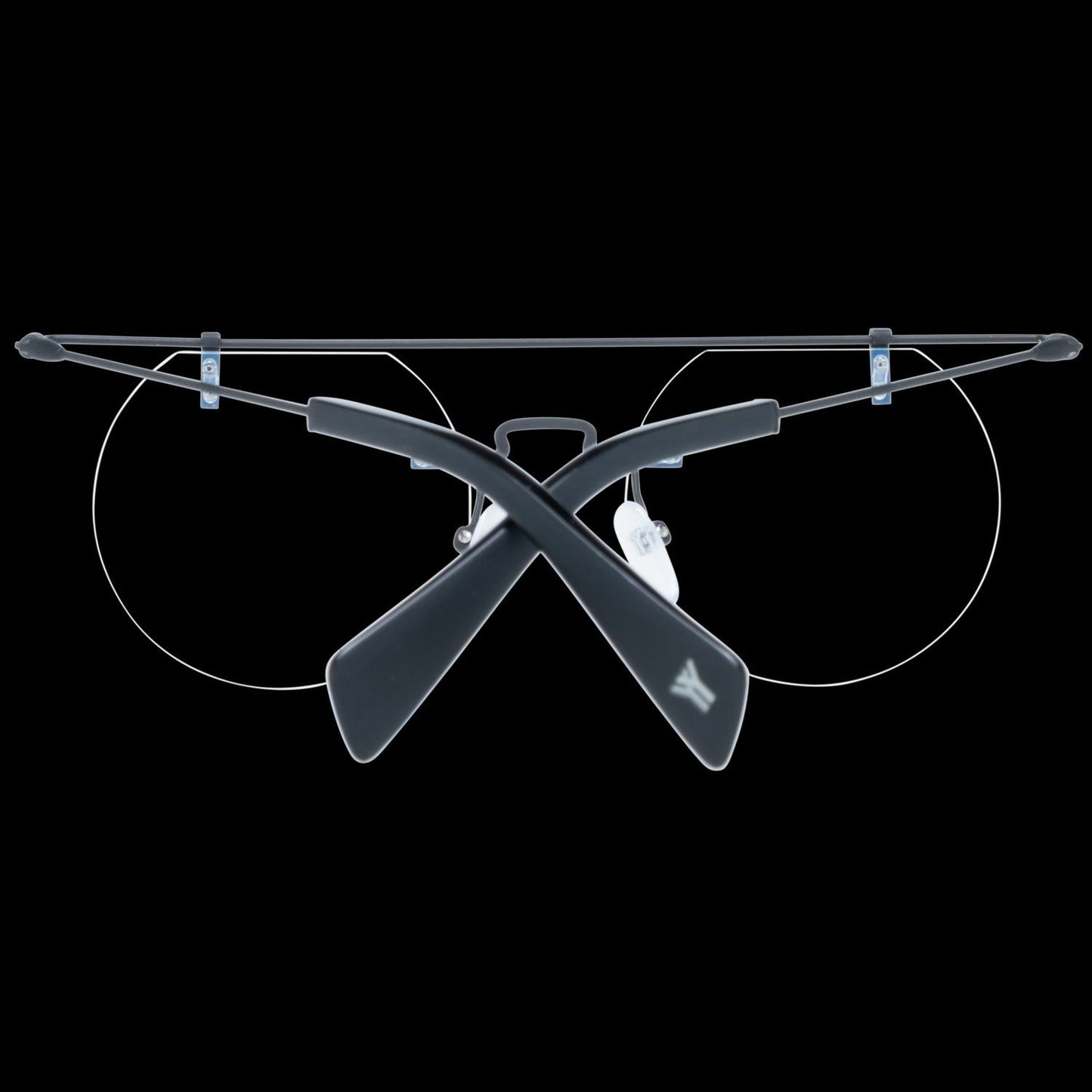 YOHJI YAMAMOTO MOD. YY3015 49002 SUNGLASSES & EYEWEAR YOHJI YAMAMOTO EYEWEAR Black