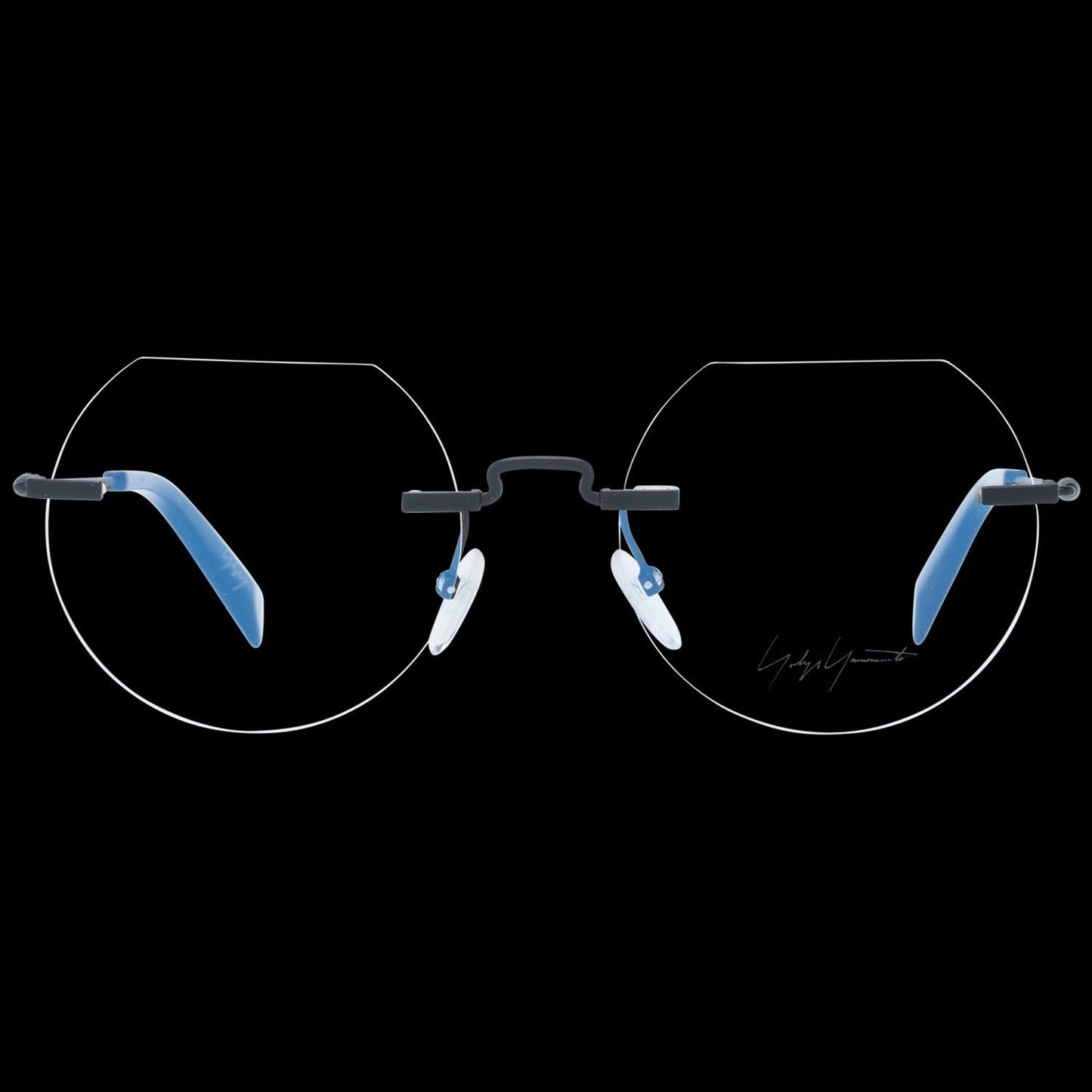 YOHJI YAMAMOTO MOD. YY3018 53002 SUNGLASSES & EYEWEAR YOHJI YAMAMOTO EYEWEAR Black
