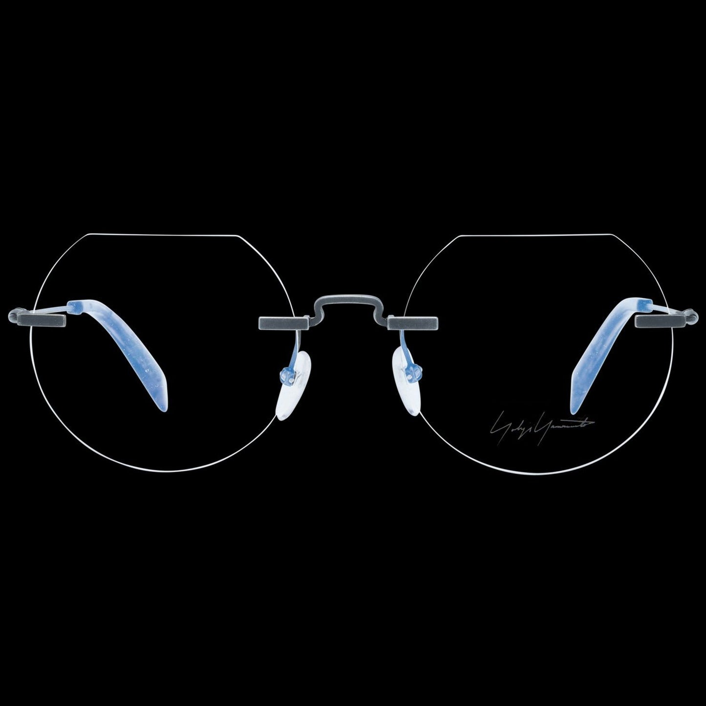 YOHJI YAMAMOTO MOD. YY3018 53908 SUNGLASSES & EYEWEAR YOHJI YAMAMOTO EYEWEAR Black
