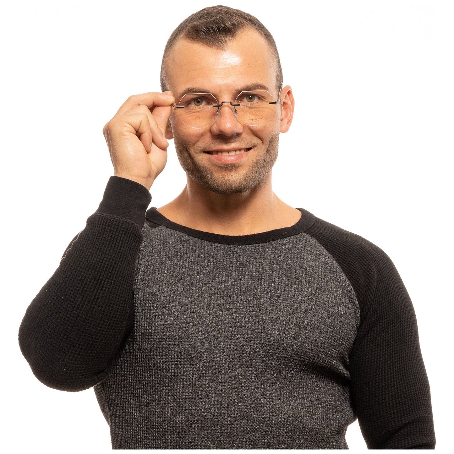 YOHJI YAMAMOTO MOD. YY3018 53908 SUNGLASSES & EYEWEAR YOHJI YAMAMOTO EYEWEAR Dark Slate Gray