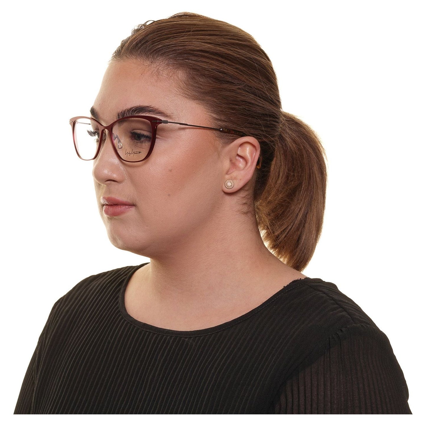 YOHJI YAMAMOTO MOD. YY3030 53264 SUNGLASSES & EYEWEAR YOHJI YAMAMOTO EYEWEAR Rosy Brown