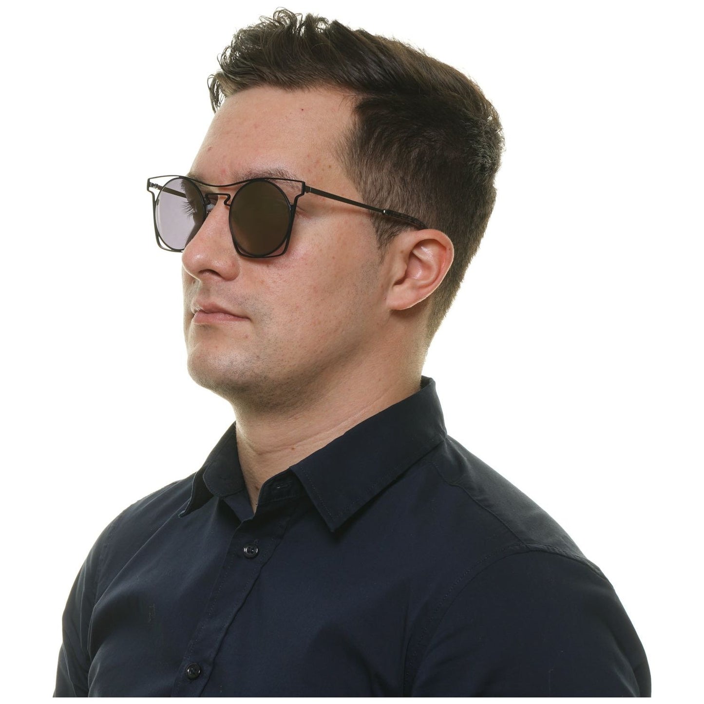 YOHJI YAMAMOTO MOD. YY7005 49004 SUNGLASSES & EYEWEAR YOHJI YAMAMOTO SUNGLASSES Dark Slate Gray