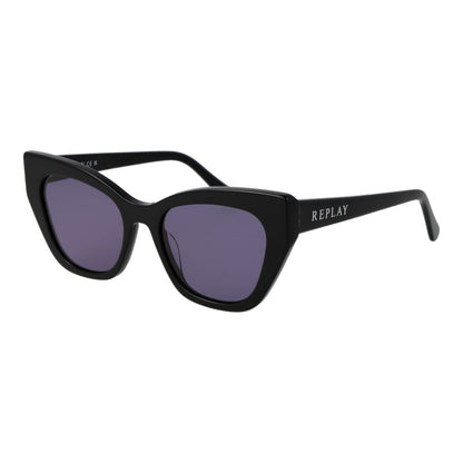 Replay Black Plastic Sunglasses 1728,67345776800,Accessories,Black,Glasses and Sunglasses - Accessories,New with tags,Replay,Sunglasses - Glasses and Sunglasses - Accessories,Women