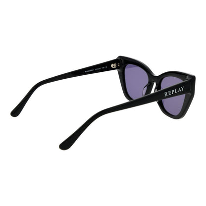 Replay Black Plastic Sunglasses 1728,67345776800,Accessories,Black,Glasses and Sunglasses - Accessories,New with tags,Replay,Sunglasses - Glasses and Sunglasses - Accessories,Women