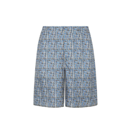 Fendi Blue Silk Knee Length