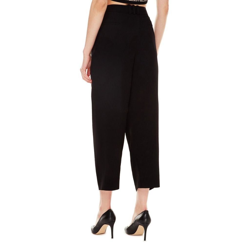 Balmain Black Viscose Casual Pants 1728,75611013280,Balmain,Black,Casual Pants - Pants - Clothing,Clothing,IT48 | M,New with tags,Pants - Clothing,Women