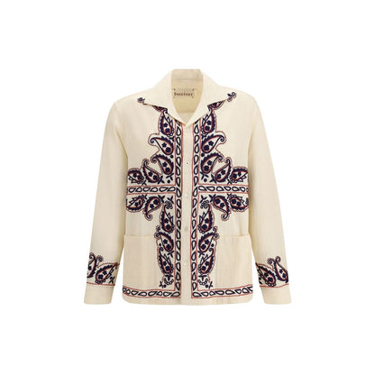 Baziszt Beige Silk Shirt