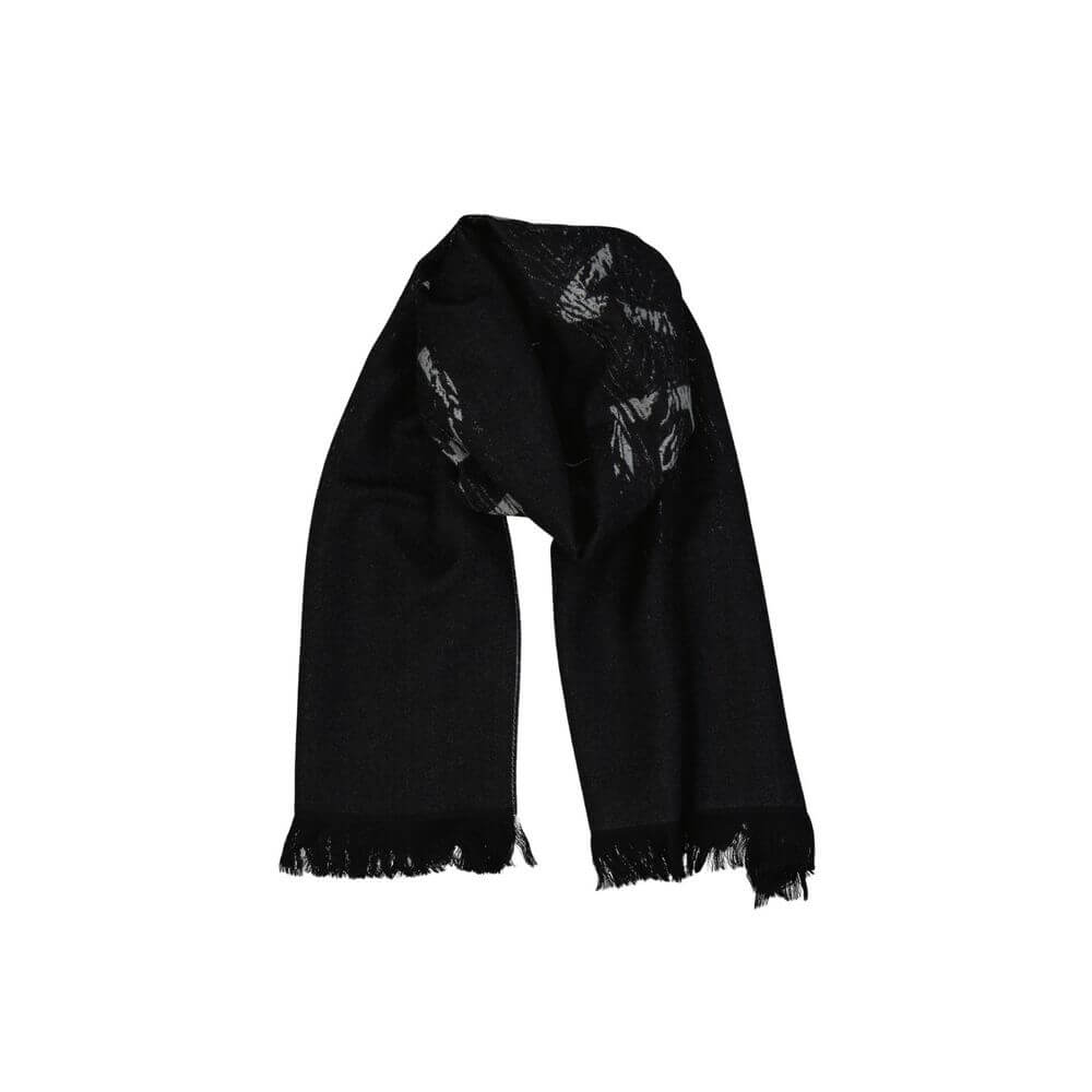 Givenchy Black Virgin Wool Scarf