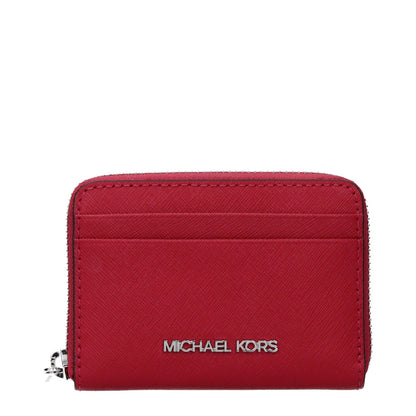 Michael Kors Red Leather Cardholder 1728,75667636384,Accessories,Cardholders - Wallets - Accessories,Michael Kors,New with tags,Red,Wallets - Accessories,Women