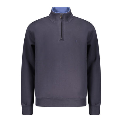 Coveri Moving Blue Cotton Men Sweatshirt