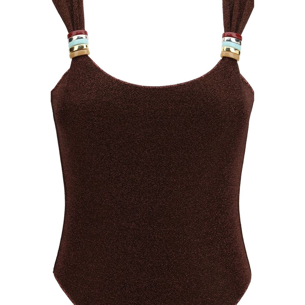 Oséree Brown Polyamide One-Piece Swimsuit 1728,72470364320,Brown,Clothing,M,New with tags,One-Piece Swimsuits - Swimwear - Clothing,Oséree,Swimwear - Clothing,Women