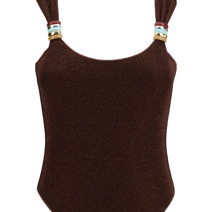 Oséree Brown Polyamide One-Piece Swimsuit 1728,72470364320,Brown,Clothing,M,New with tags,One-Piece Swimsuits - Swimwear - Clothing,Oséree,Swimwear - Clothing,Women