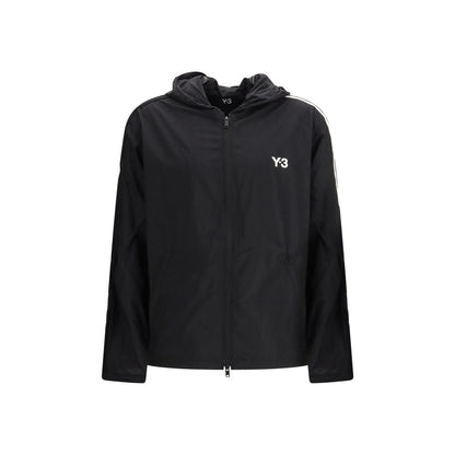 Y-3 Black Polyamide Shell Jacket 1728,72470364320,Black,Clothing,Jackets & Coats - Clothing,L,M,Men,New with tags,Shell Jackets - Jackets & Coats - Clothing,Sportswear - Clothing,Y-3