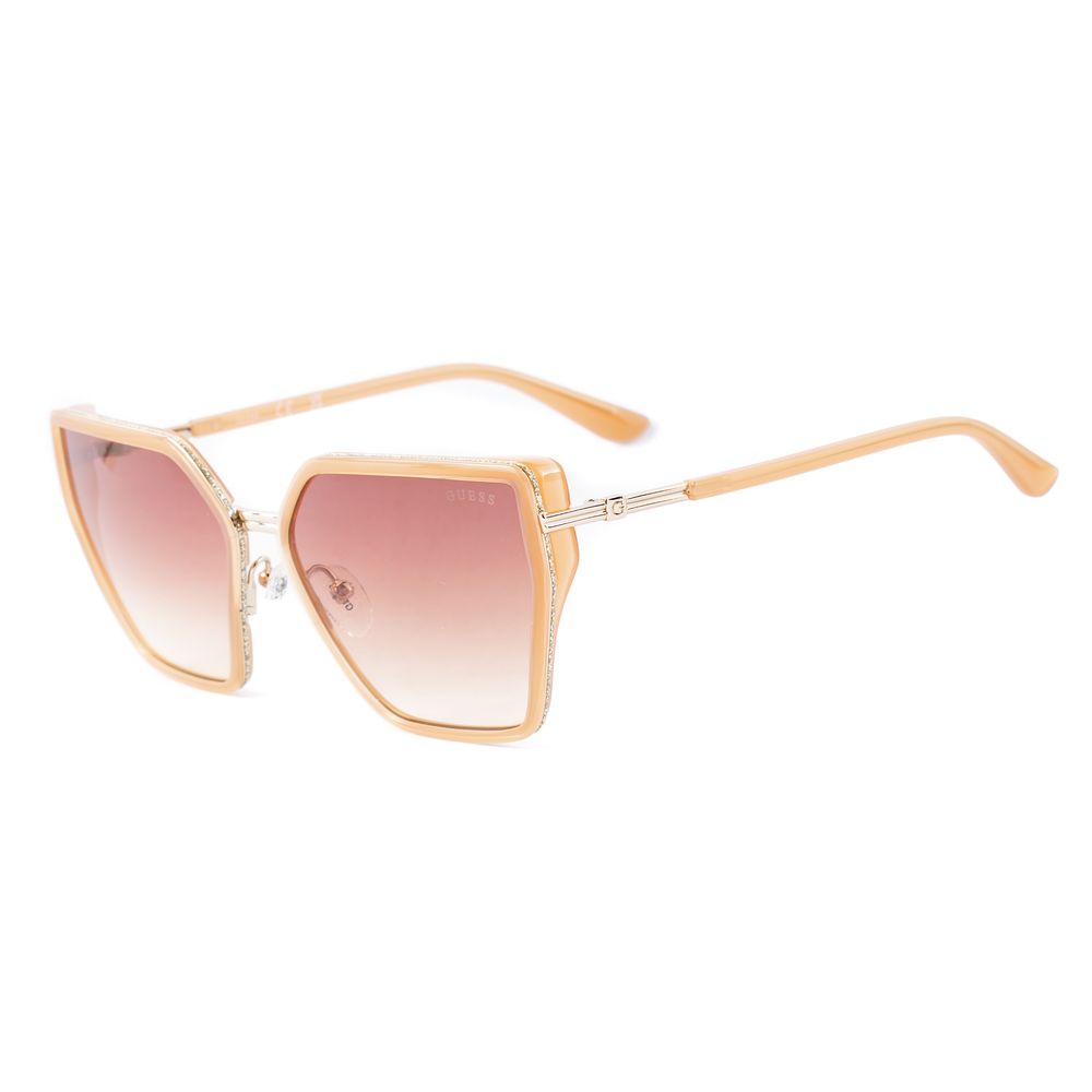 Guess Beige Resin Sunglasses 1728,67434610848,Accessories,Beige,Glasses and Sunglasses - Accessories,Guess,New with tags,Sunglasses - Glasses and Sunglasses - Accessories,Women