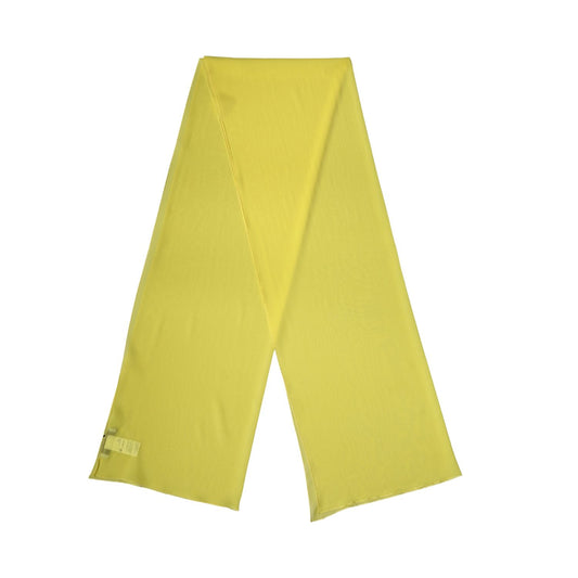 Dolce & Gabbana Yellow Silk Neck Wrap Shawl Stole 200cm x 64cm Scarf