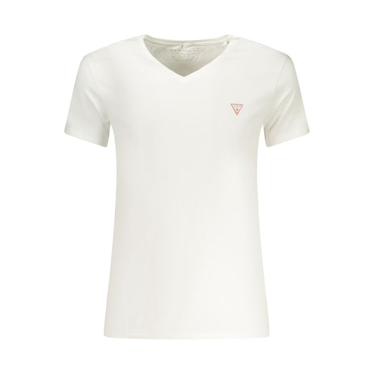 Guess Jeans White Cotton T-Shirt