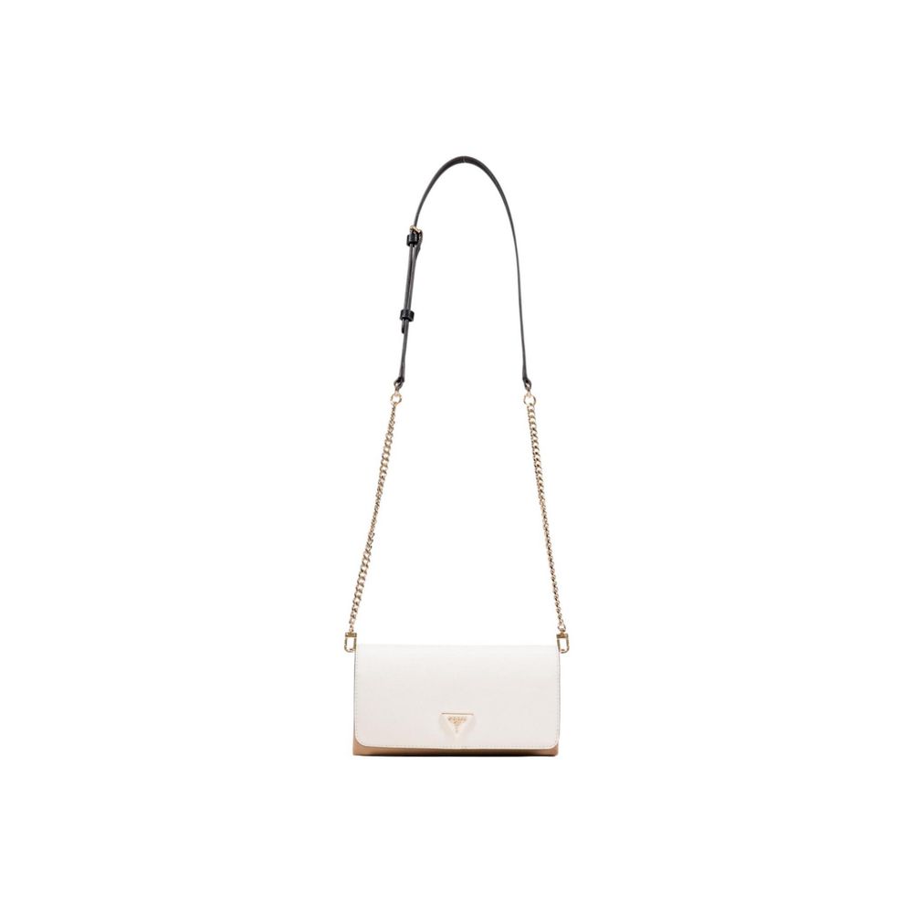Guess Beige Polyethylene Clutch Bag