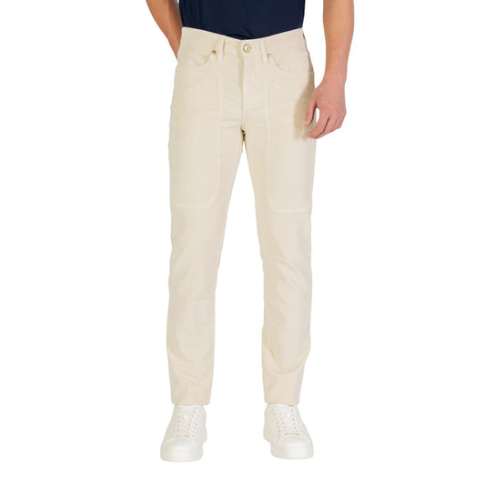 Jeckerson Cream Cotton Skinny Jeans
