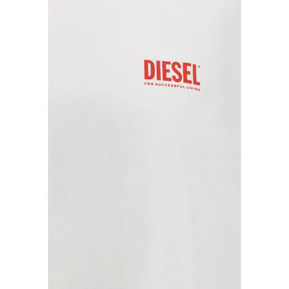 Diesel White Cotton T-Shirt