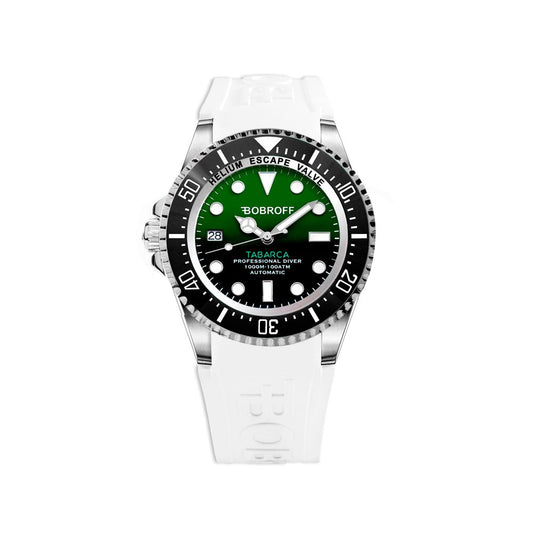 Bobroff White Synthetic Sport Watch
