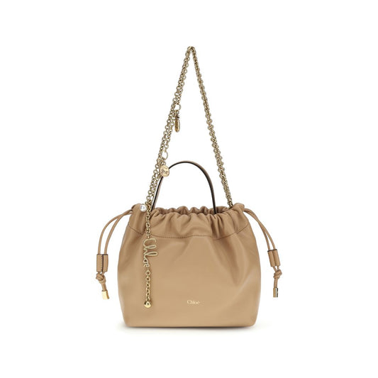 Chloé Beige The Icons leather chain Shoulder Bag